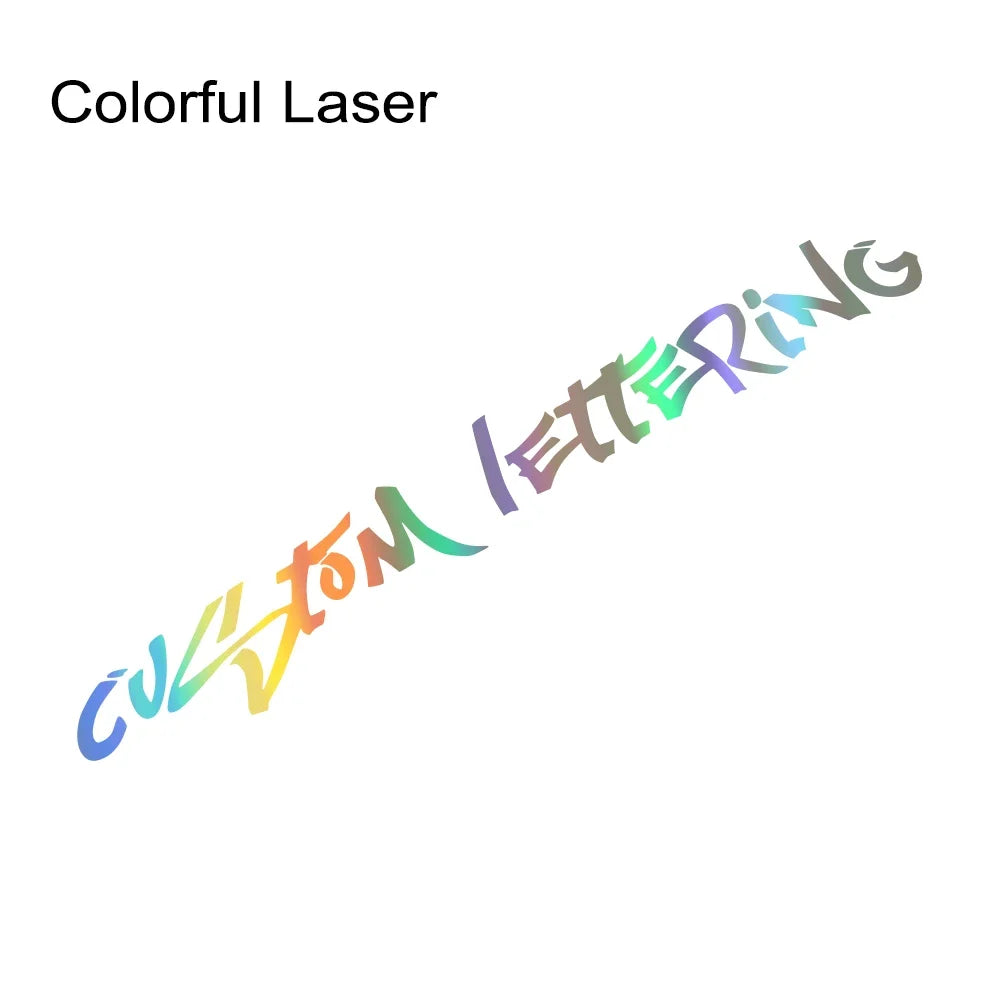 Personalized Lettering Windshield Decal™