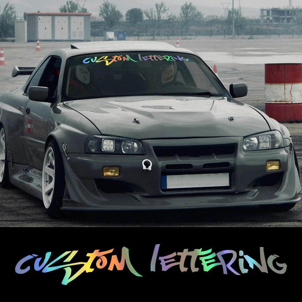 Personalized Lettering Windshield Decal™
