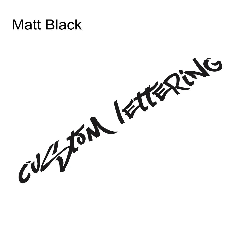 Personalized Lettering Windshield Decal™