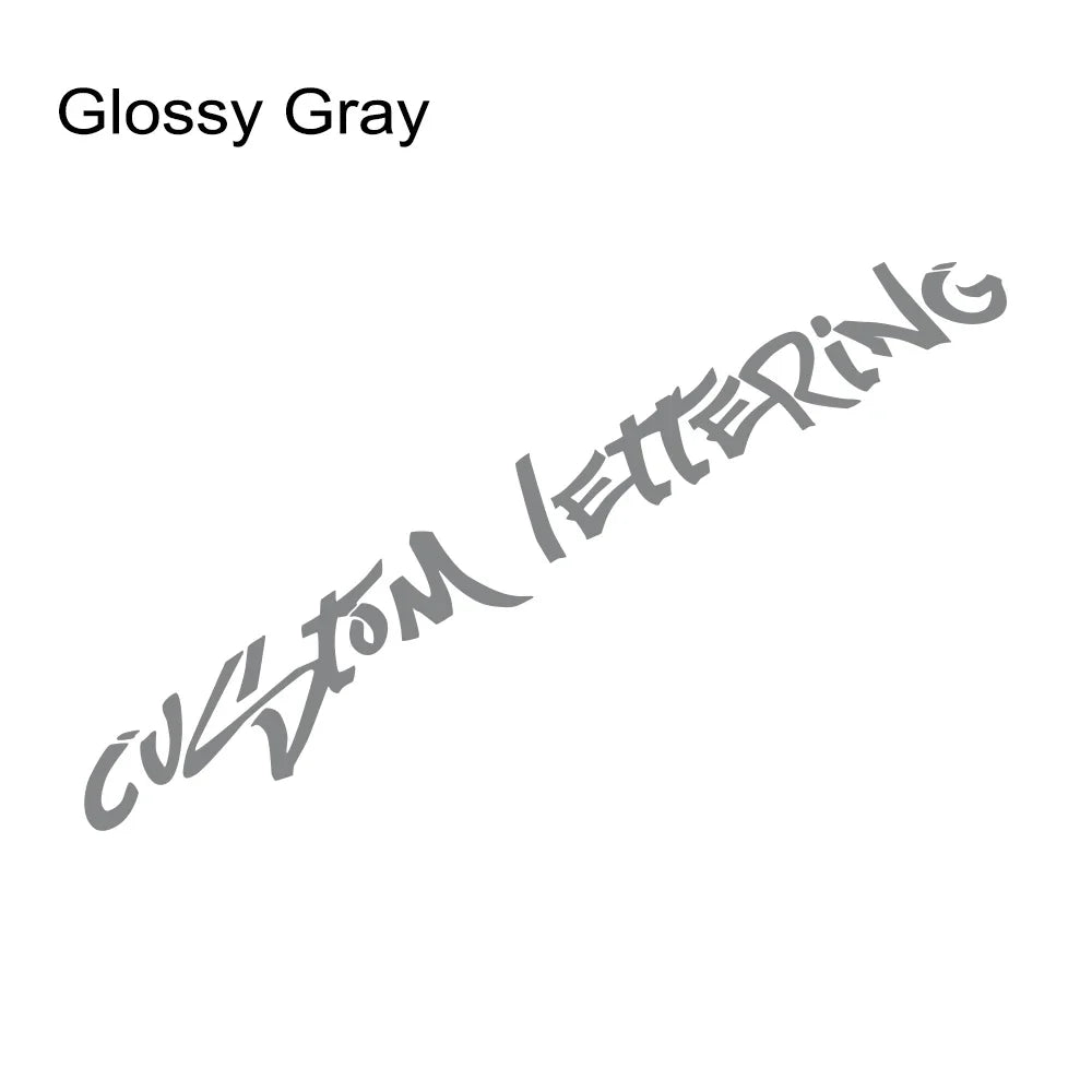 Personalized Lettering Windshield Decal™