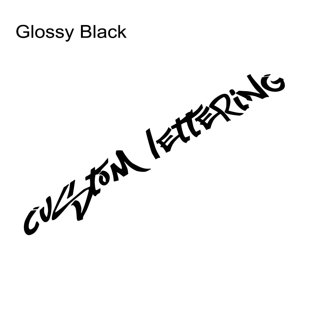 Personalized Lettering Windshield Decal™