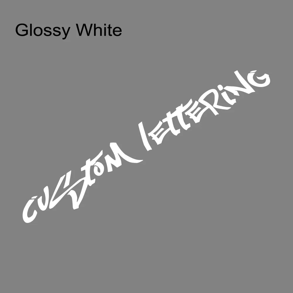 Personalized Lettering Windshield Decal™