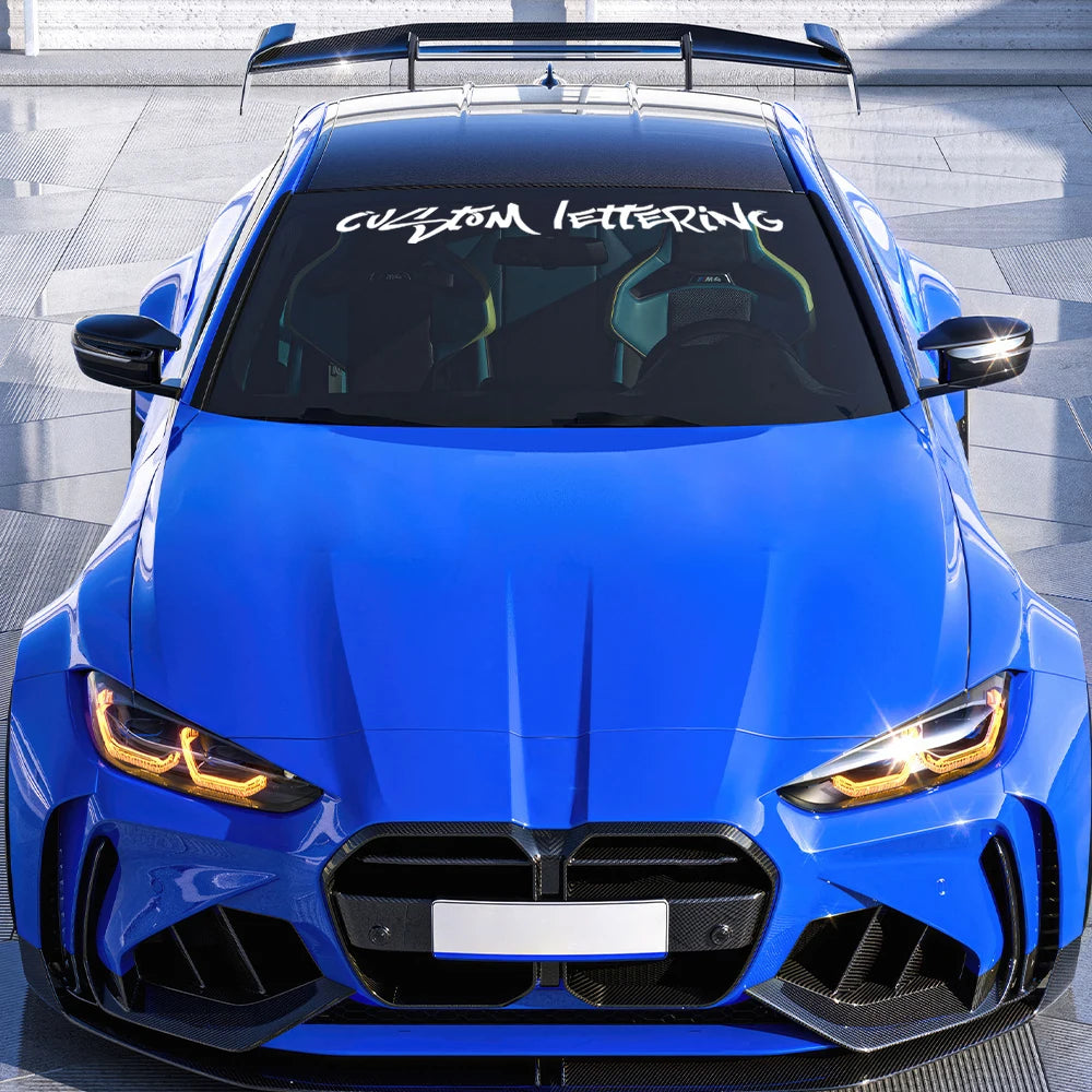 Personalized Lettering Windshield Decal™